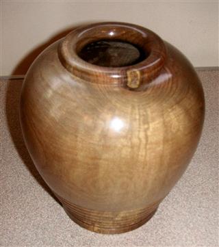 Norman's winning walnut vase